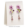 Earring card, adhesive and card stock, cream, 3x2-1/4 inches assembled. Sold per pkg of 100. image number 2