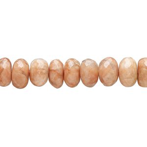 Rose jasper 1pkg1, hand-cut faceted rondelle bead natural 14 inch graduated 8x4mm-11x7mm