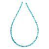 Kingman turquoise 1pkg1, hand-cut faceted rondelle B grade, 15.5-16 inch graduated 4x3mm-6x4mm image number 2