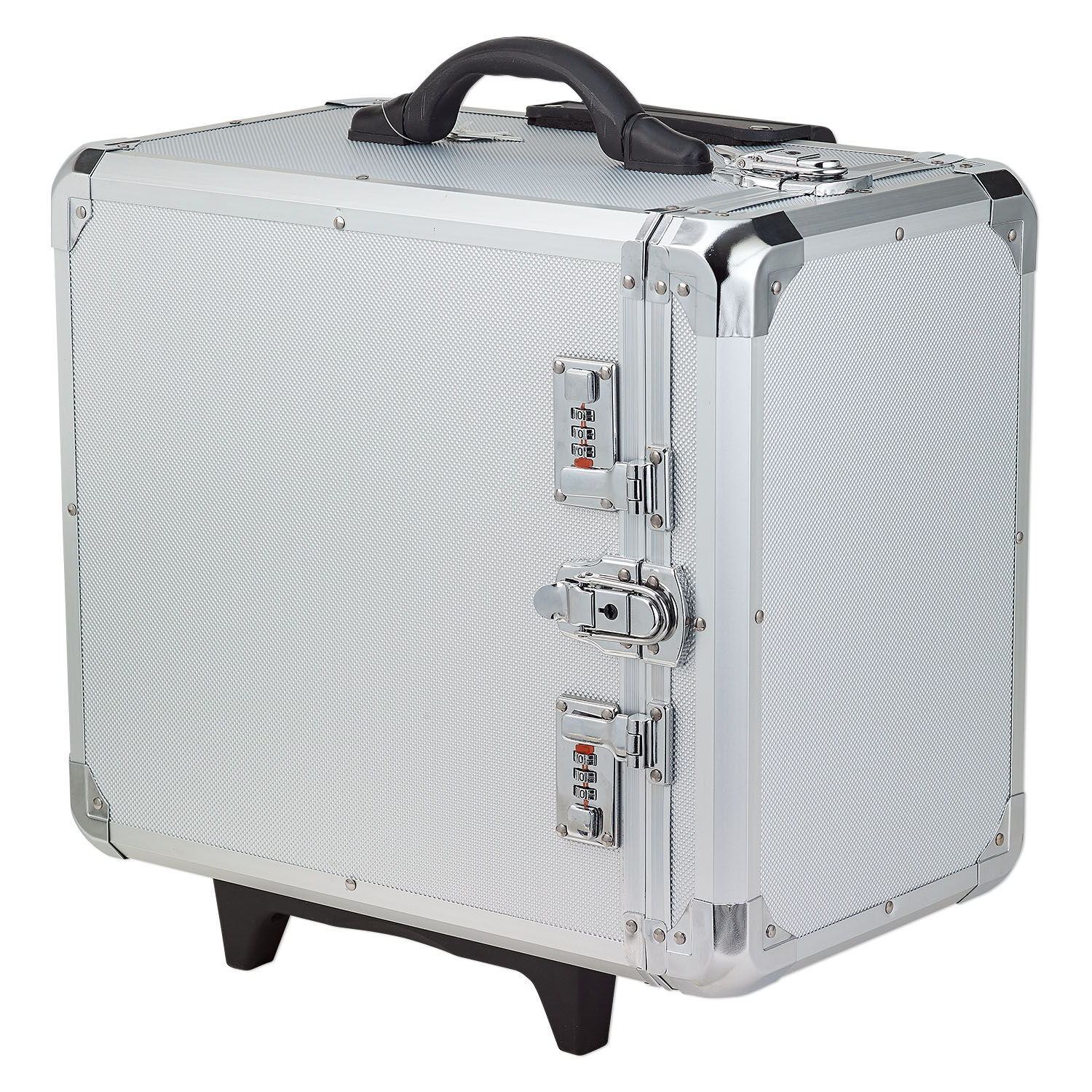 Jewelry case, aluminum / steel / plastic / polyester / VELCRO