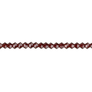 Bead 1pkg144 vivid Siam, Preciosa Czech crystal, 3mm bicone