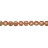 Red unakite 1pkg1, puffed flat round bead natural, 15 inch 20mm image number 1