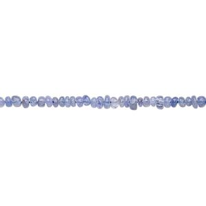 Tanzanite 1pkg1, hand-cut rondelle bead 12 inch 2x1mm-3x2mm