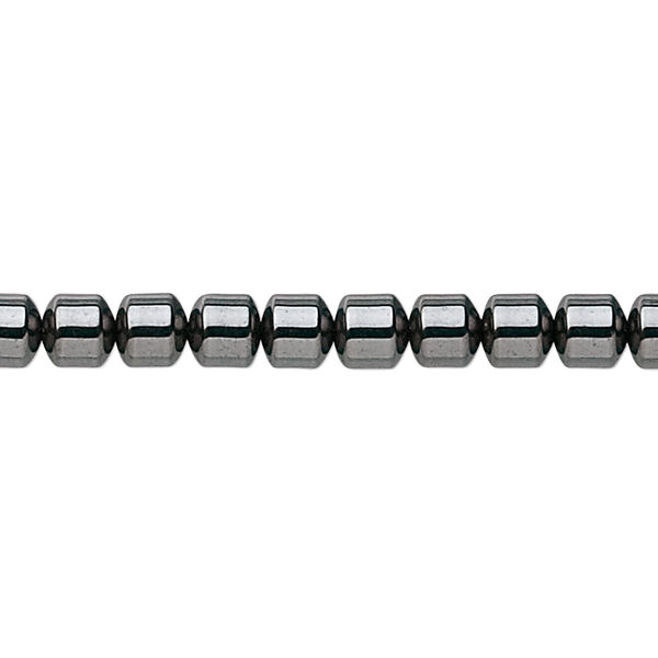 Bead, Hemalyke™ (man-made), 5mm drum. Sold per 15-1/2" to 16" strand. image number 0