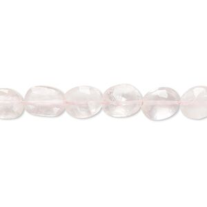 Rose quartz 1pkg1, hand-cut faceted puffed oval bead natural 14 inch 7x6mm-11x7mm