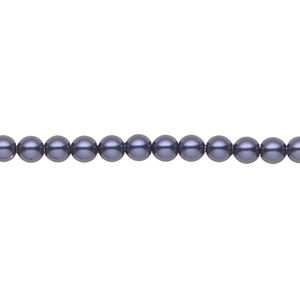 Pearl 1pkg100 iris, Crystal Passions&reg; 4mm round 5810