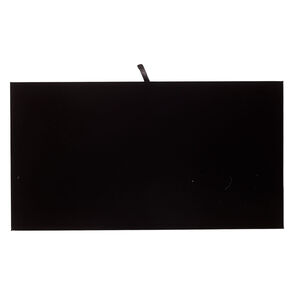 Tray insert, velveteen, black, 14 x 7-3/4 inch pad. Sold individually.