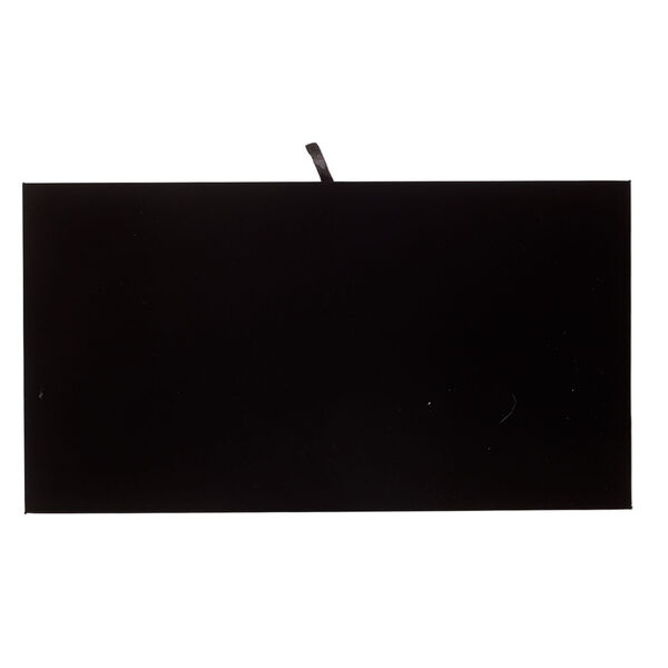 Tray insert, velveteen, black, 14 x 7-3/4 inch pad. Sold individually. image number 0