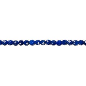 Lapis lazuli 1pkg1, faceted round bead natural 15.5-16 inch 3mm