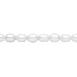 Freshwater pearl 1pkg1, rice, 14 inch ocean 5-6mm cultured
