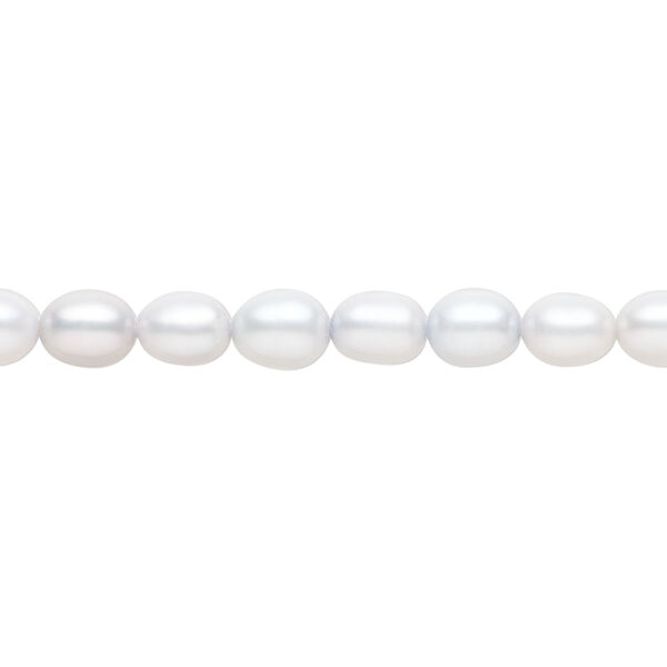 Freshwater pearl 1pkg1, rice, 14 inch ocean 5-6mm cultured image number 0