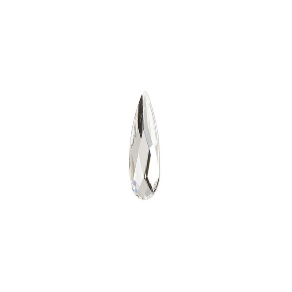 Flat back 4pk crystal foil back, Crystal Passions® 14x3.9mm raindrop 2304 image number 0