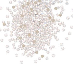 Flat back 1440pk rose opal foil back, Preciosa MAXIMA Czech crystal rhinestone 1.7-1.9mm chaton rose round SS5