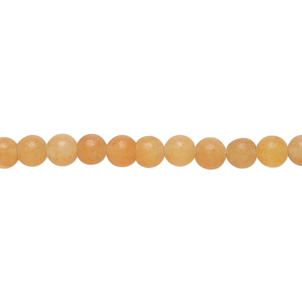 Bead 1pkg1 red aventurine, 4mm matte round B grade, 8 inch natural image number 0