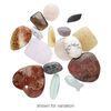 Multi-gemstone 1pkg1, drilled / undrilled mixed shape bead / focal 1/2 lb mix 8x4mm-63x47mm image number 2
