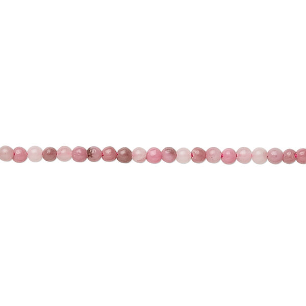 Rhodonite 1pkg1, round bead natural B grade, 15.5-16 inch 2mm image number 0