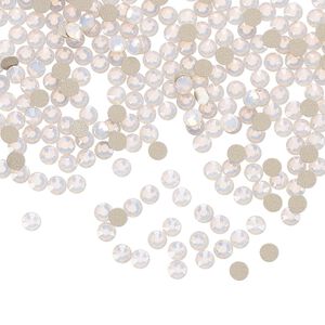 Flat back 144pk rose opal foil back, Preciosa MAXIMA Czech crystal rhinestone 2.5-2.7mm chaton rose round SS9