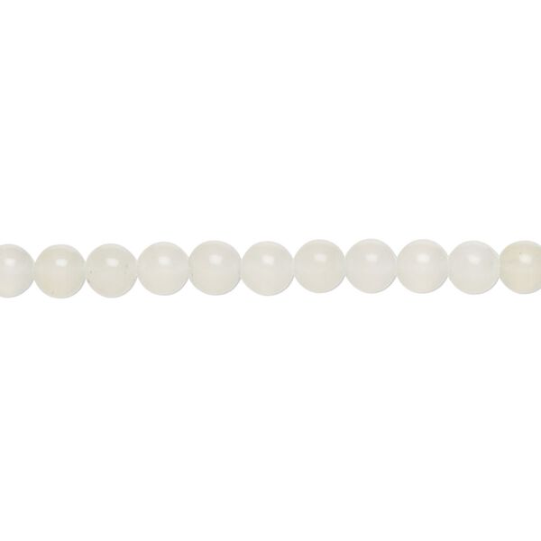 Sea green new "jade" 1pkg1, round bead natural 15 inch 4-5mm image number 0