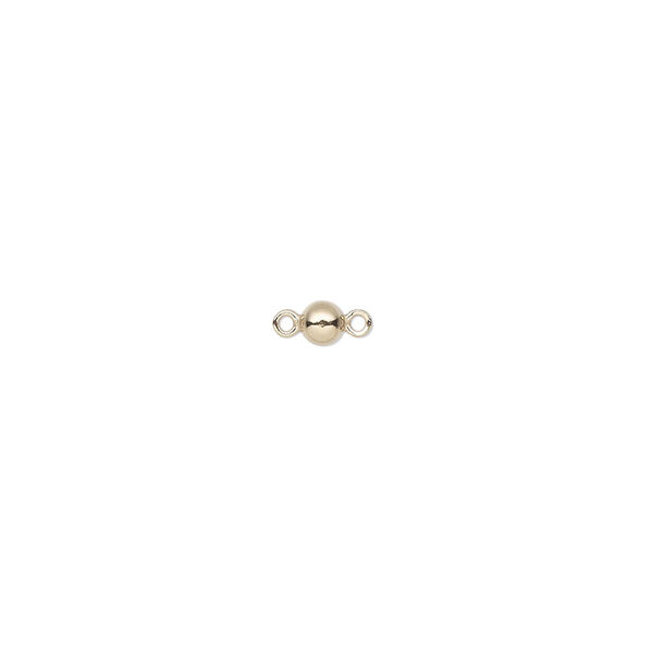 Link, 14Kt gold-filled, 3mm ball. Sold individually. image number 0
