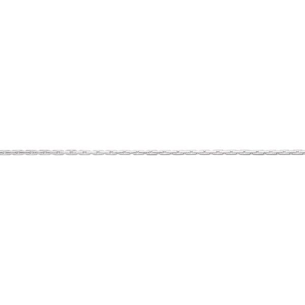 Chain, Gossamer™, sterling silver, 0.6mm beading. Sold per pkg of 5 feet. image number 0