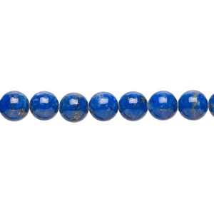 Lapis lazuli 1pkg1, round bead natural 15.5-16 inch 6mm