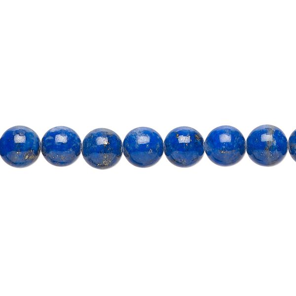 Lapis lazuli 1pkg1, round bead natural 15.5-16 inch 6mm image number 0