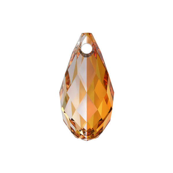 Briolette 1pkg144 dark orange TCF™, Swarovski®, 11x5.5mm pendant drop 6010 image number 0