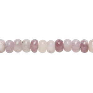 Quartz mix 1pkg1, rondelle bead natural 15.5-16 inch 6x4mm