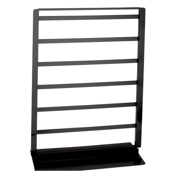 Display, earring and chain, acrylic, black, 14-1/2 x 10-3/4 x 4-1/2 inches. Sold per pkg of 3. image number 0