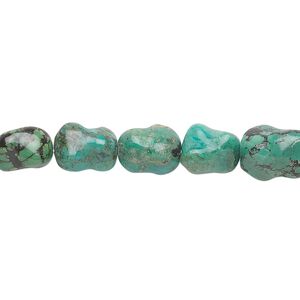 Turquoise 1pkg1, dog bone bead 15.5-16 inch 10x8mm