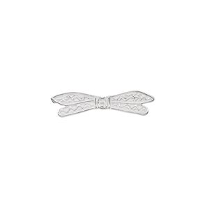 Bead, JBB Findings, sterling silver, 22x5mm dragonfly wings. Sold individually.