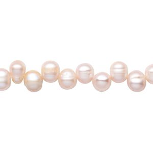Pearl, cultured freshwater, mauve, 7x5mm-9x7mm rice, D grade. Sold per 16-inch strand.