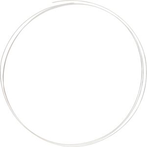 Solder wire, 75% silver, hard, 0.5mm (24 gauge). Sold per pkg of 5 feet.