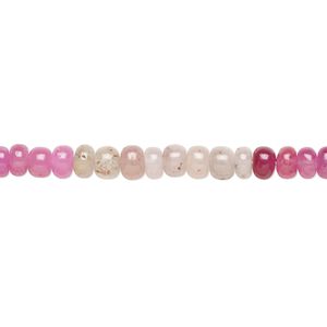 Multi-sapphire 1pkg1, hand-cut rondelle bead 7 inch 4x2mm-5x3mm