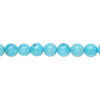 Bead 1pk Kingman turquoise, stabilized, B grade 4.5-6.5mm graduated hand-cut round 15.5-16 inch image number 1
