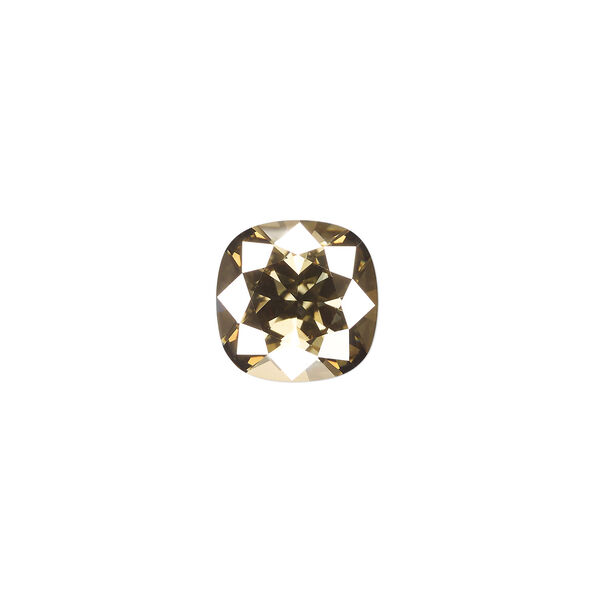 Fancy stone 1pkg72 crystal bronze foil back, Swarovski&reg;, 12mm cushion 4470 image number 0