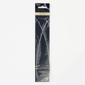 Necklace, choker, silver-finished "pewter" (zinc-based alloy), 1mm cable, 17-1/2 inches with barrel clasp. Sold per pkg of 2.