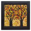 Sabrina Frey Bead Mosaic™ Starter Kit, glass / medium-density fiberboard / glue, pkg/1, multicolored, (4) 6x6 inches with "Four Seasons" design. image number 3