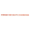 Mother-of-pearl shell 1pkg1, flat oval bead 15 inch tulip 14x10mm-15x11mm image number 1