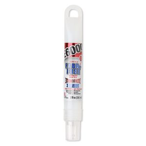 Adhesive, E6000® Fabri-Fuse™, pkg/2-fluid-ounce tube, clear.