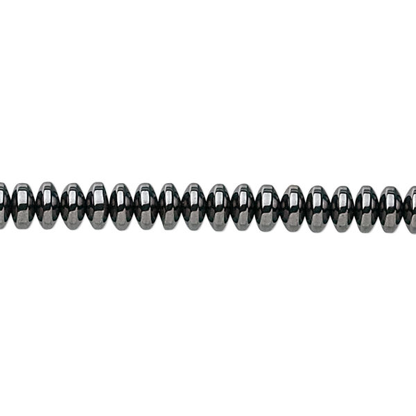 Bead, Hemalyke™ (man-made), 5x2.5mm rondelle. Sold per 15-1/2" to 16" strand. image number 0
