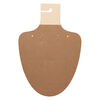 Necklace / earring card, flocked plastic, camel, 9-1/2 x 6-1/2 inches. Sold per pkg of 10. image number 0