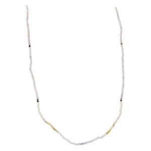 Multi-sapphire 1pkg1, hand-cut faceted round bead 12 inch 2mm