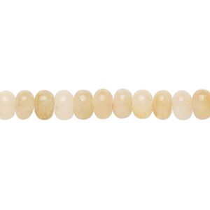 Golden "jade" 1pkg1, hand-cut rondelle bead natural 14 inch 5x4mm-7x5mm