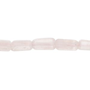 Rose quartz 1pkg1, hand-cut faceted round tube bead natural 14 inch 8x5mm-13x7mm