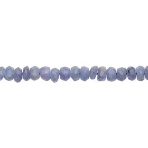 Tanzanite 1pkg1,hand-cut faceted rondelle bead 15 inch graduated 3x2mm-7x5mm