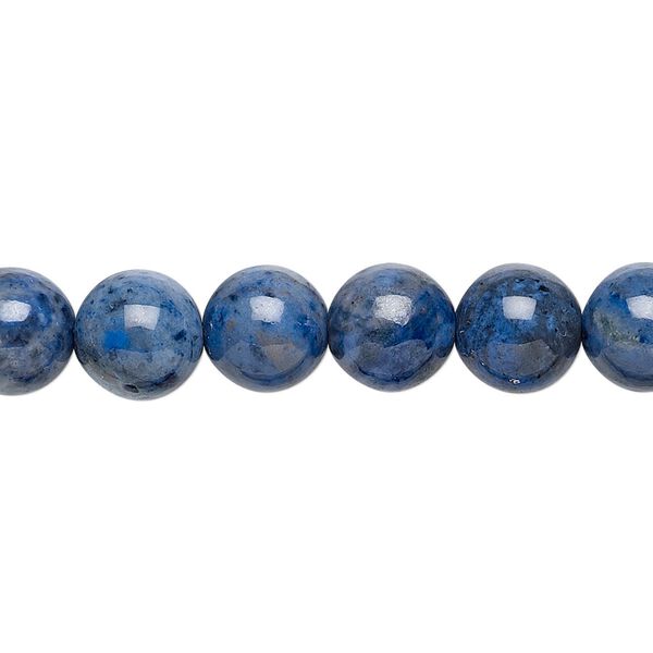 Dumortierite 1pkg1, round bead natural 15.5-16 inch 8mm image number 0