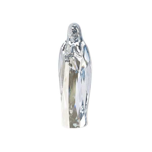 Fancy stone 1pk crystal blue shade foil back, Crystal Passions® 30x9.5mm Virgin Mary 4973 image number 0