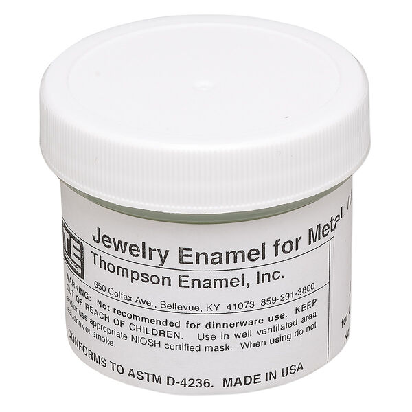 Enamel, Vitrearc©, pkg/2-ounce jar, opaque jungle green, (1360). image number 0