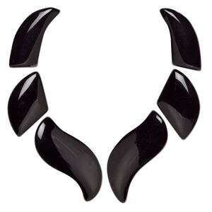 Black onyx 1pkg6, focal 23x11mm-34x14mm
